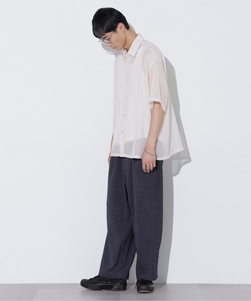 リネン　サスペンダー　サルエルパンツ f56f59200d8fb3e8a877d49439526a