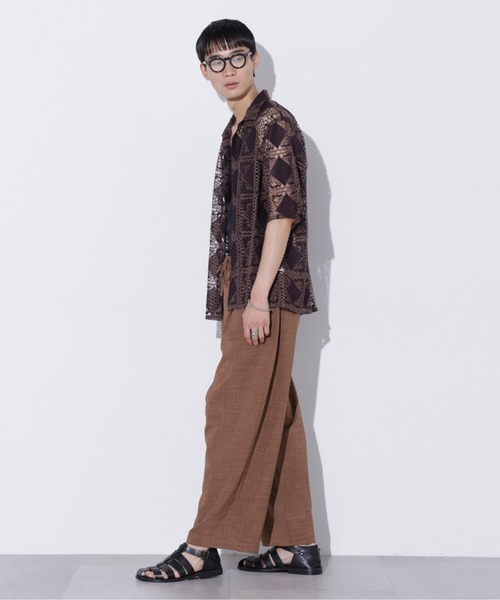 リネン　サスペンダー　サルエルパンツ リネン サスペンダー サルエルパンツ