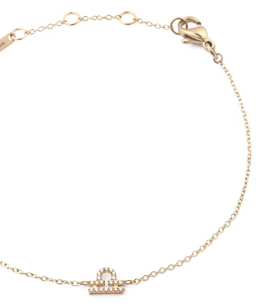 ブレスレット Crystal Zodiac Chain Bracelet レーディスブレスレット ゴールド レディース メンズの画像