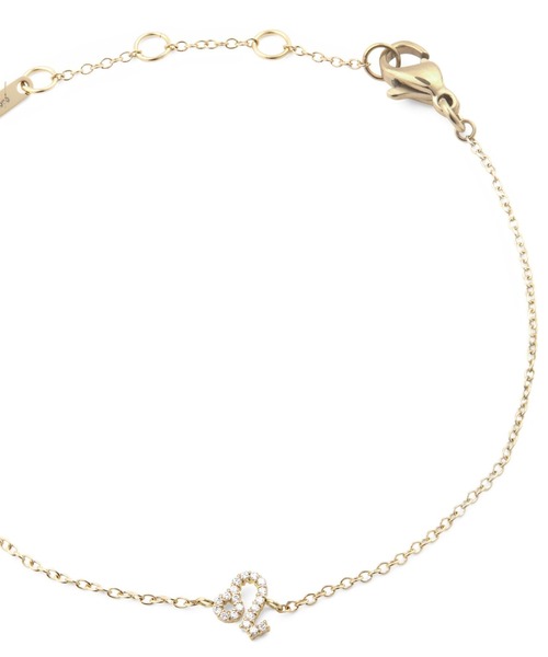 ブレスレット Crystal Zodiac Chain Bracelet レーディスブレスレット ゴールド レディース メンズの画像