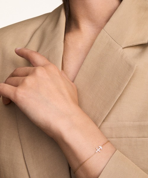 ブレスレット Crystal Zodiac Chain Bracelet レーディスブレスレット ゴールド レディース メンズの画像