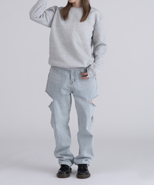 トレーナー スウェット ベーシック クルーリブスウェット ルーズシルエット メンズ レディース | ROOP TOKYO | 14