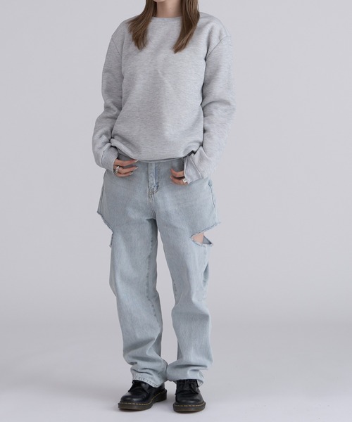 トレーナー スウェット ベーシック クルーリブスウェット ルーズシルエット メンズ レディース | ROOP TOKYO | 15