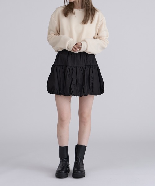 トレーナー スウェット ベーシック クルーリブスウェット ルーズシルエット メンズ レディース | ROOP TOKYO | 25