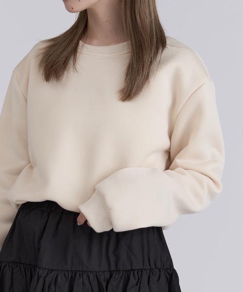 トレーナー スウェット ベーシック クルーリブスウェット ルーズシルエット メンズ レディース | ROOP TOKYO | 22