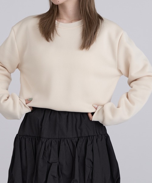 トレーナー スウェット ベーシック クルーリブスウェット ルーズシルエット メンズ レディース | ROOP TOKYO | 23