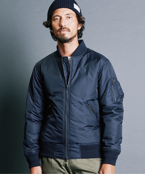 MA-1ジャケット ナイロン製 Magine ma1 ma-1 NYLON THINSULATE ZIP MA-1 JKT:ナイロン