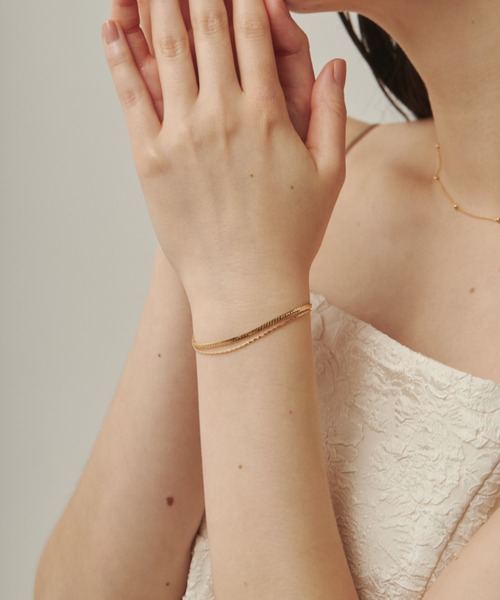 ciite' ブレスレット layered narrow bracelet / レイヤード ナロー