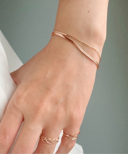 ciite' ブレスレット layered narrow bracelet / レイヤード ナロー