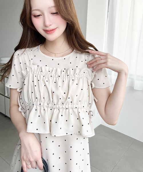 moment+ ワンピース ビスチェ付き半袖ワンピース : ZOZOTOWN Yahoo!店