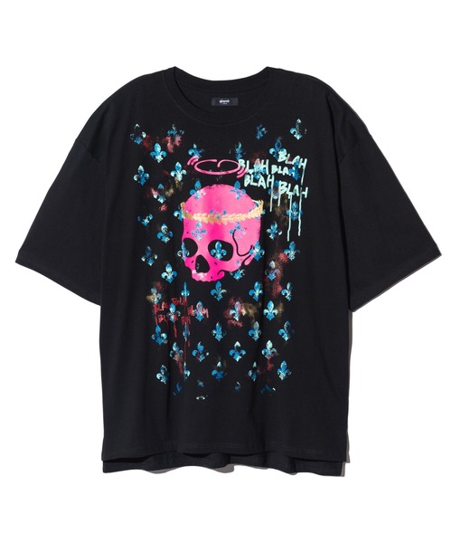 glamb tシャツ Lily Skull T-Shirt / リリースカルTシャツ