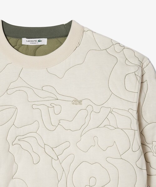 LACOSTE トレーナー スウェット リバーシブルキルティングクルー