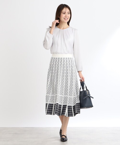 ブラウス シャツ 「夏SALE／手洗い可」シアーストライプスリーブブラウス レディース シアーストライプブラウス【手洗い可】（シャツ・ブラウス