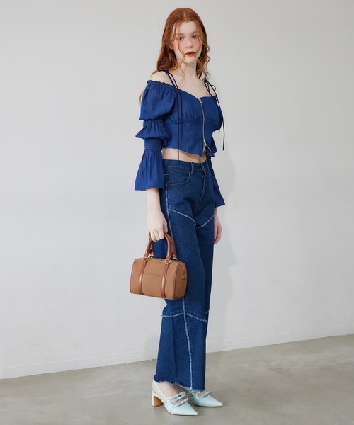 Seemi.by NICE CLAUP ボストンバッグ Seemi.ミニボストンバッグ