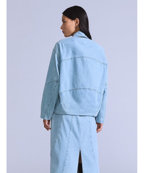ブラウス シャツ Levi's/リーバイス BLUETAB(TM) LINED SEAMED トラッカージャケット ライトインディゴ レディース Levi's ブラウス シャツ Levi's/リーバイス BLUETAB(TM) LINED