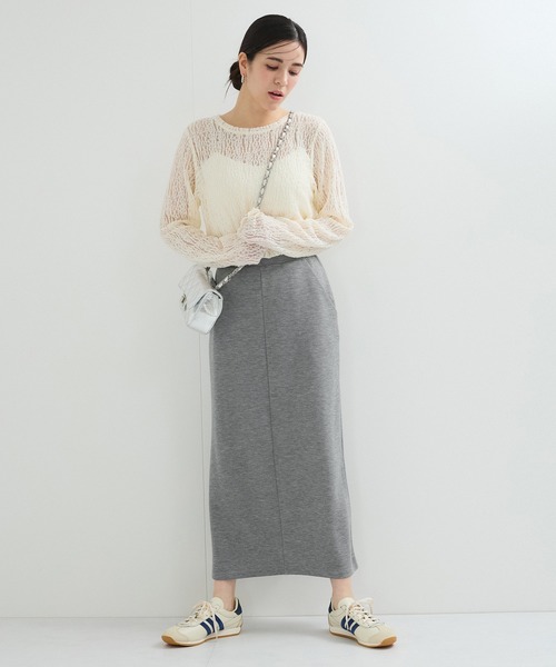 LE CERCLE par rope’☆Iラインスカート LE CERCLE par rope' スカート 「セットアップ対応」カットI