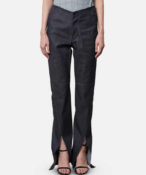 アイレネ　Pinkingcut Denim ピンキングカットデニム IRENE パンツ ピンキングカットデニム / Pinkingcut Denim