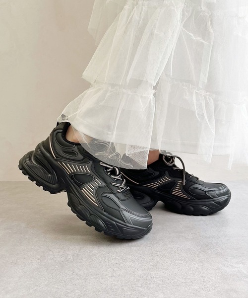 ORiental TRaffic（オリエンタルトラフィック） スニーカー 配色パーツ