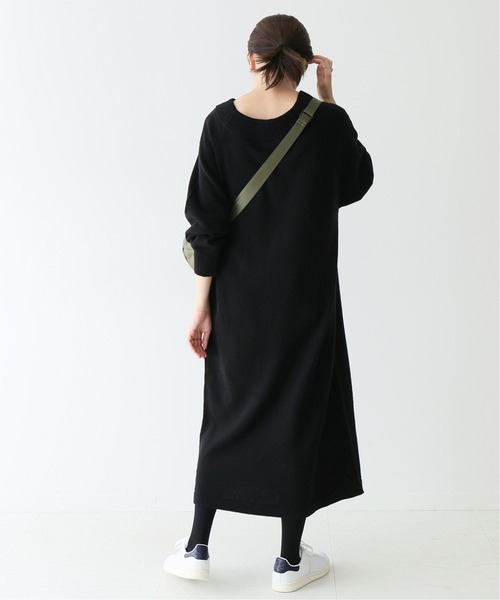 SLOBE IENA（スローブイエナ） ニットワンピース FREE グリーン