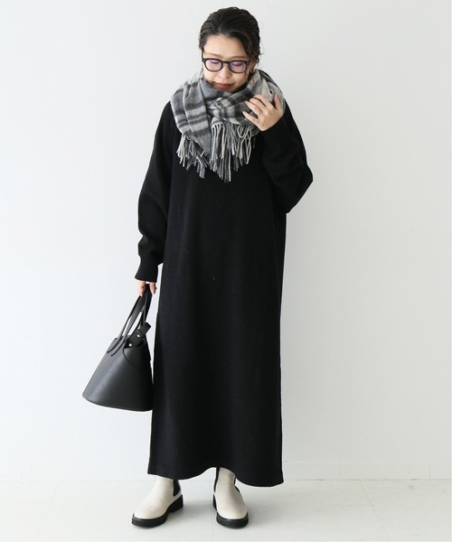 SLOBE IENA（スローブイエナ） ニットワンピース FREE グリーン