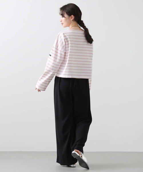 tシャツ ルミノアボーダーショートカットソー レディース Le Minor tシャツ 「Le Minor/ルミノア」ボーダーカットソー