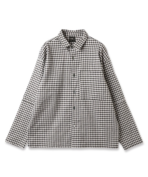 JieDa（ジエダ） シャツ LAYERED SHIRT メンズ レディース : ZOZOTOWN