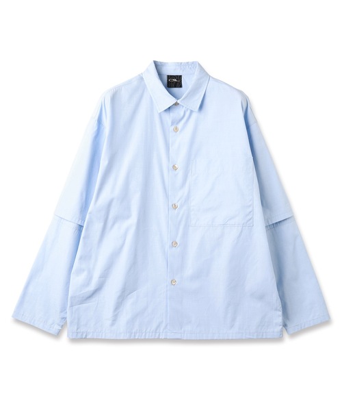 JieDa（ジエダ） シャツ LAYERED SHIRT メンズ レディース : ZOZOTOWN