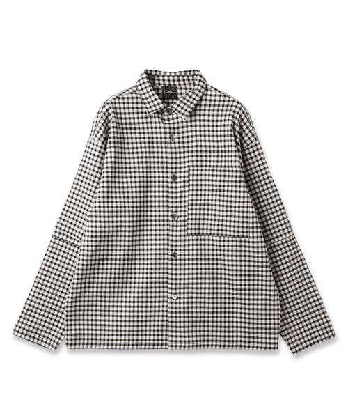 JieDa（ジエダ） シャツ LAYERED SHIRT メンズ レディース : ZOZOTOWN