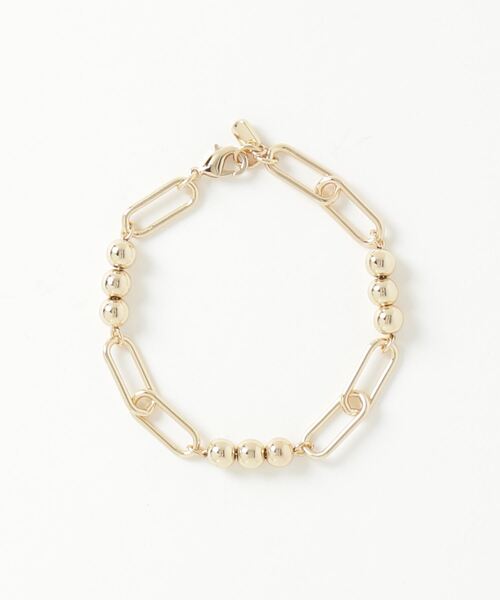 LAUREN RALPH LAUREN/リンクフレックスドロップブレスレット シルバープレーテッド ロゴ チャーム フレックス ブレスレット