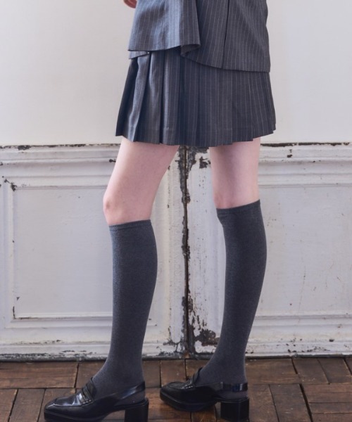 Meline M. スカート Timeless pleated Stripe Skirt タイムレス