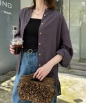 リネンシャツ ブラウス シャツ 「冷房・日焼け...の詳細画像3