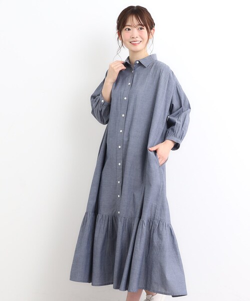 LAURA ASHLEY（ローラアシュレイ） ワンピース 「コットン100％／羽織