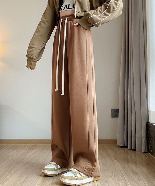 DAYRA ワイドパンツ スウェットパンツ ジャージ ライン ワイド