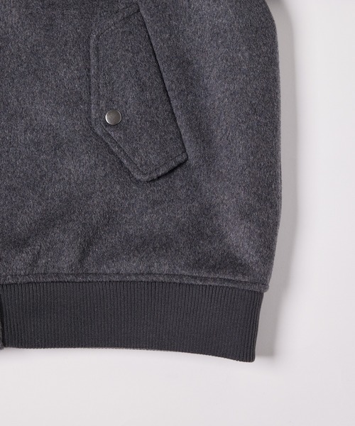 「AIVER」 ジップアップブルゾン SMALL ブルー メンズ_画像8