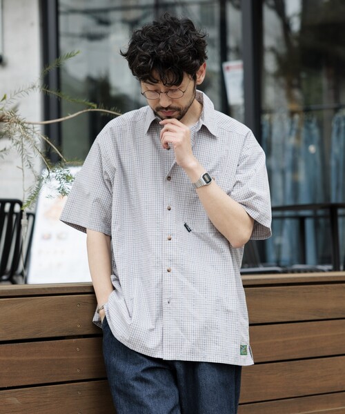 HACHIYARDS フード付きショートスリーブシャツ L HACHIYARDS フード付きショートスリーブシャツ L フリンジ