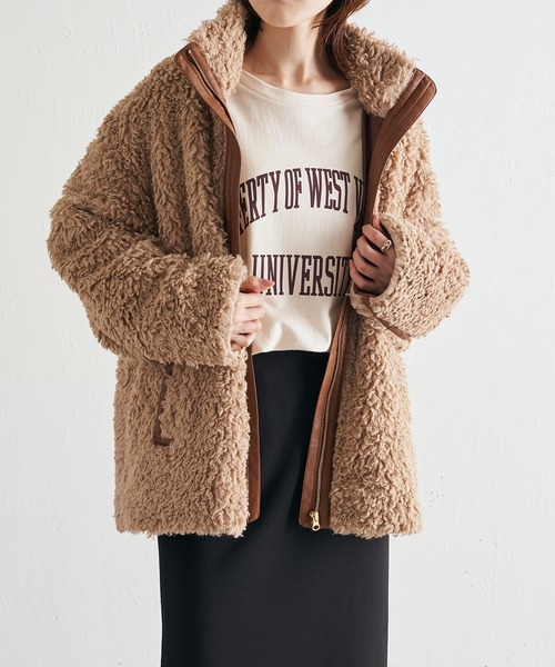 【Moka】COLLAGE GALLARDAGALANTE ブルゾン COLLAGE GALLARDAGALANTE 「COLLAGE GALLARDAGALANTE」 ジップアップ