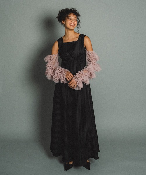 et.UNIVER Frourish attached dress オケージョン et.UNiVER ドレス Frourish attched dress : ZOZOTOWN Yahoo!店 - 通販