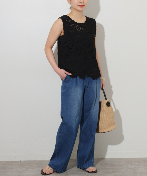 JOURNALSTANDARDrelumeWEB限定C/Rデニムワイドイージー JOURNAL STANDARD relume ジーンズ デニム デニムパンツ 「WEB