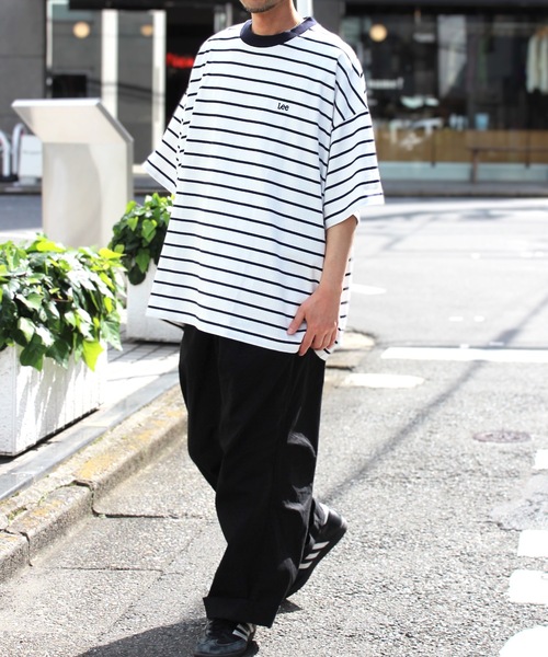 Lee（リー） tシャツ LEE /BORDER BIG TEE/LT3202 メンズ レディース