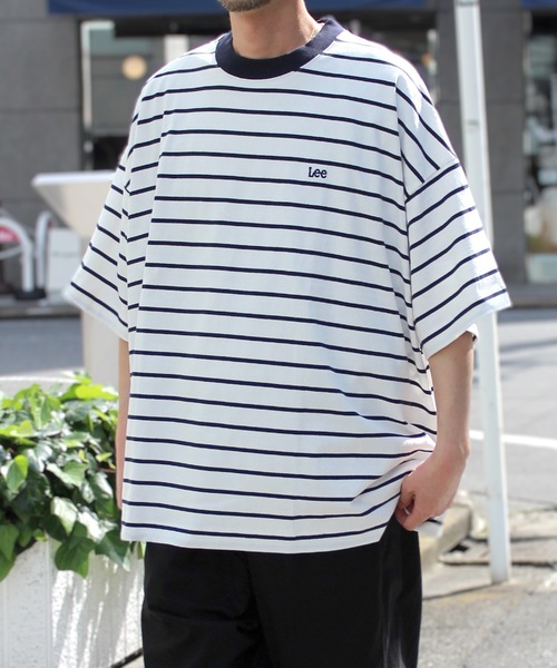 Lee（リー） tシャツ LEE /BORDER BIG TEE/LT3202 メンズ レディース