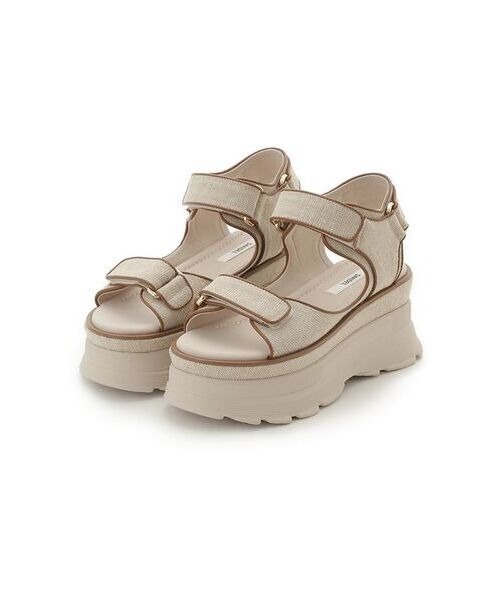 新品❣️スナイデル ❣️ スニーカーソールサンダル　BEG❣️snidel SNIDEL サンダル スニーカーソールサンダル レディース