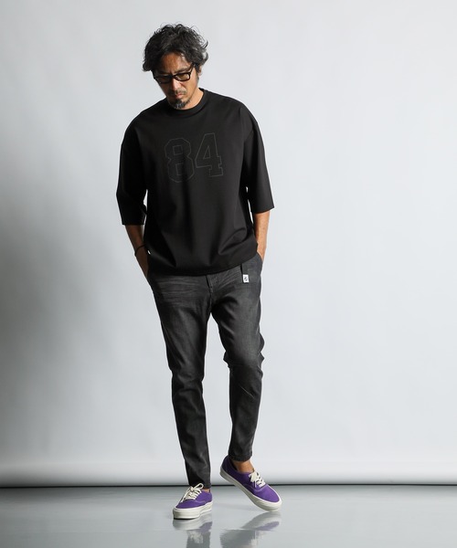 The DUFFER of ST.GEORGE 立体裁断イージーデニムパンツ L リサイクルデニム 立体裁断 イージーデニムパンツ ｜The DUFFER