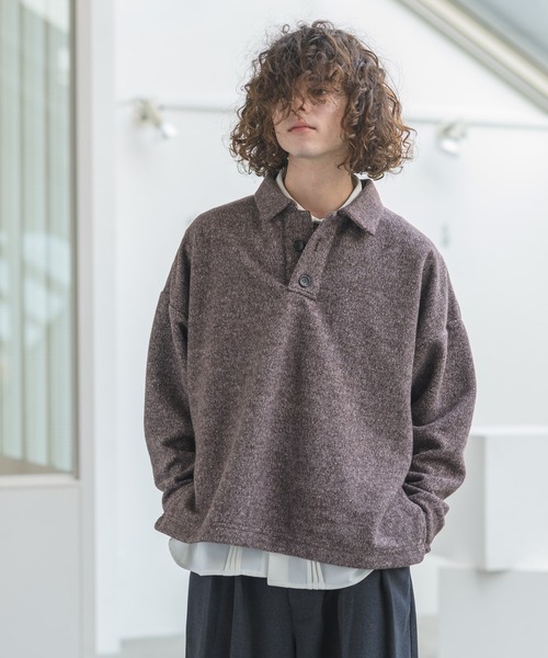 「Casper John」 長袖ニット S グレー メンズ