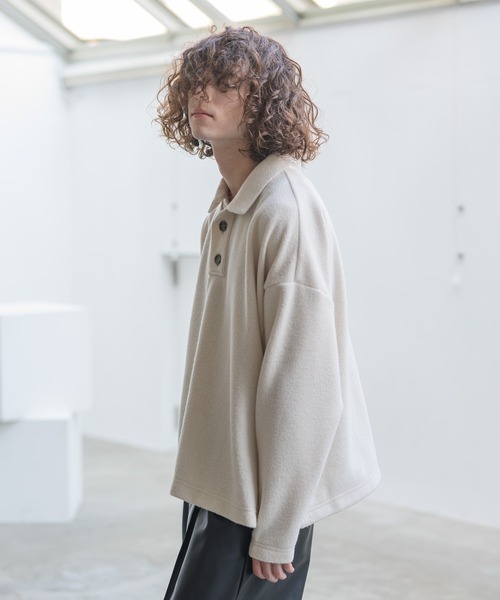 「Casper John」 長袖ニット S グレー メンズ