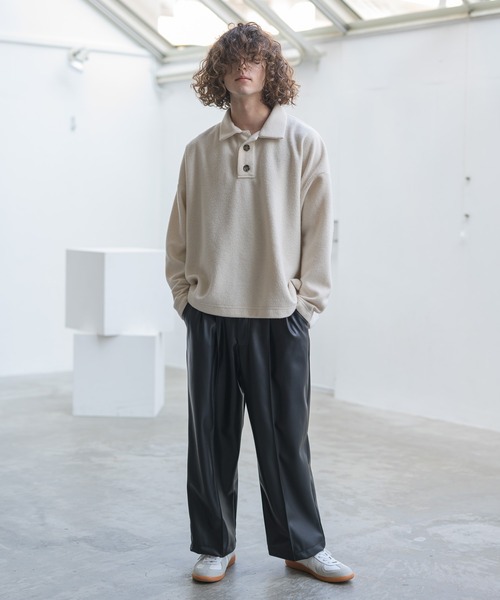 「Casper John」 長袖ニット S グレー メンズ