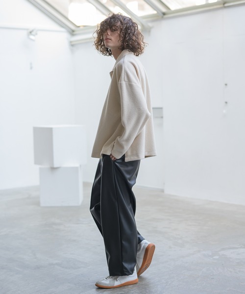 「Casper John」 長袖ニット S グレー メンズ