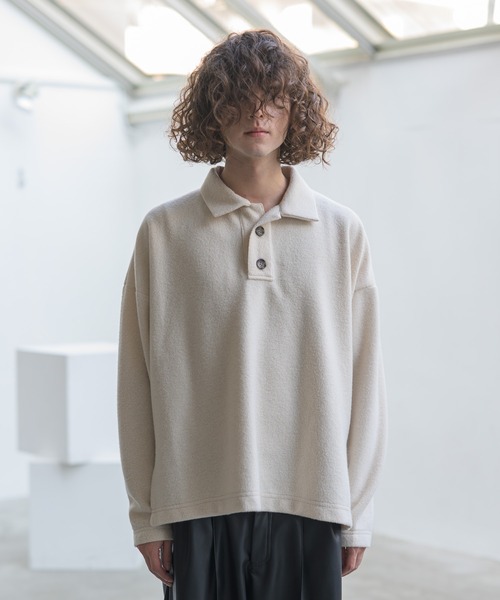 「Casper John」 長袖ニット S グレー メンズ