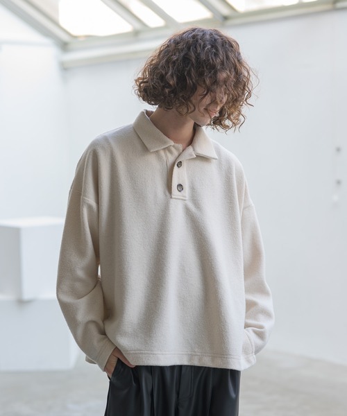 「Casper John」 長袖ニット S グレー メンズ
