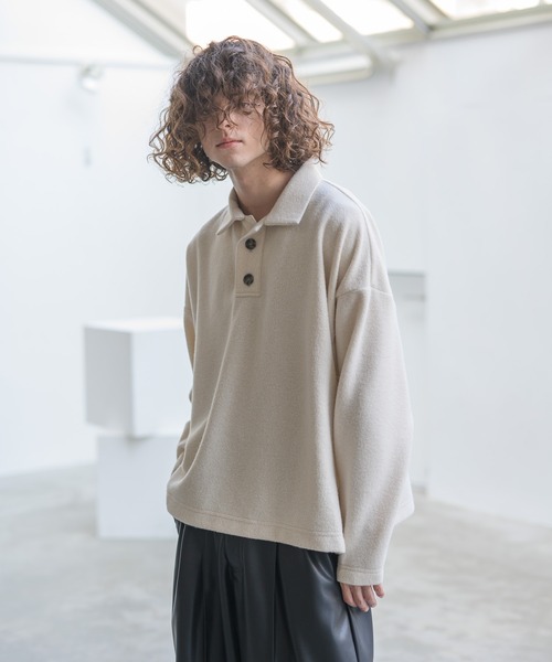 「Casper John」 長袖ニット S グレー メンズ