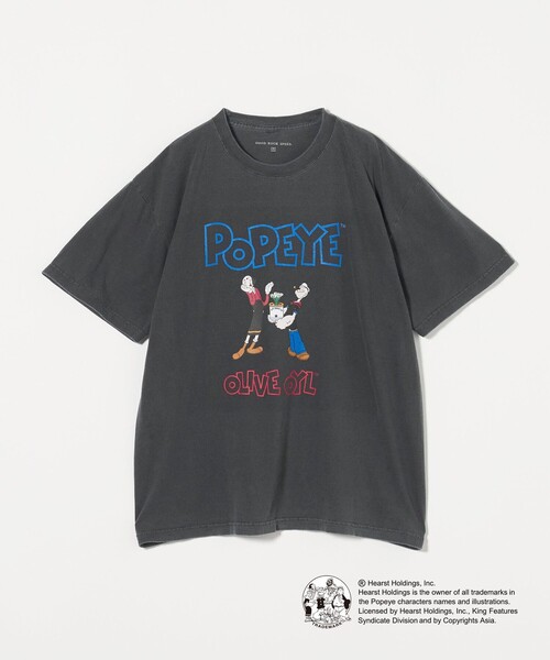 未使用タグ付き✨ミュベール ポパイ Tシャツ 半袖 ビックシルエット 胸ポケット 未使用タグ付き✨ミュベール ポパイ Tシャツ 半袖 ビック